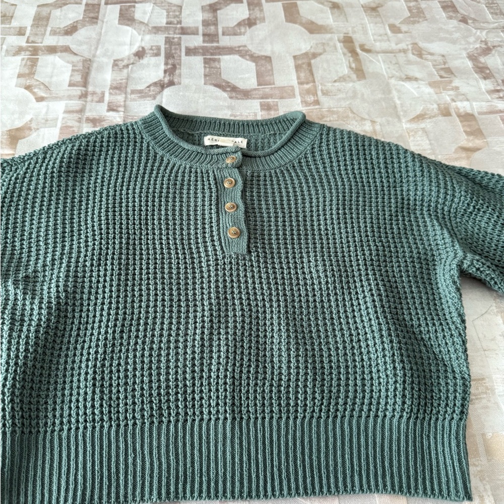Aeropostale green knit sweater